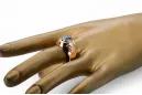 Ring Aquamarine Original Vintage 14K Rose Gold Vintage craft vrc078r